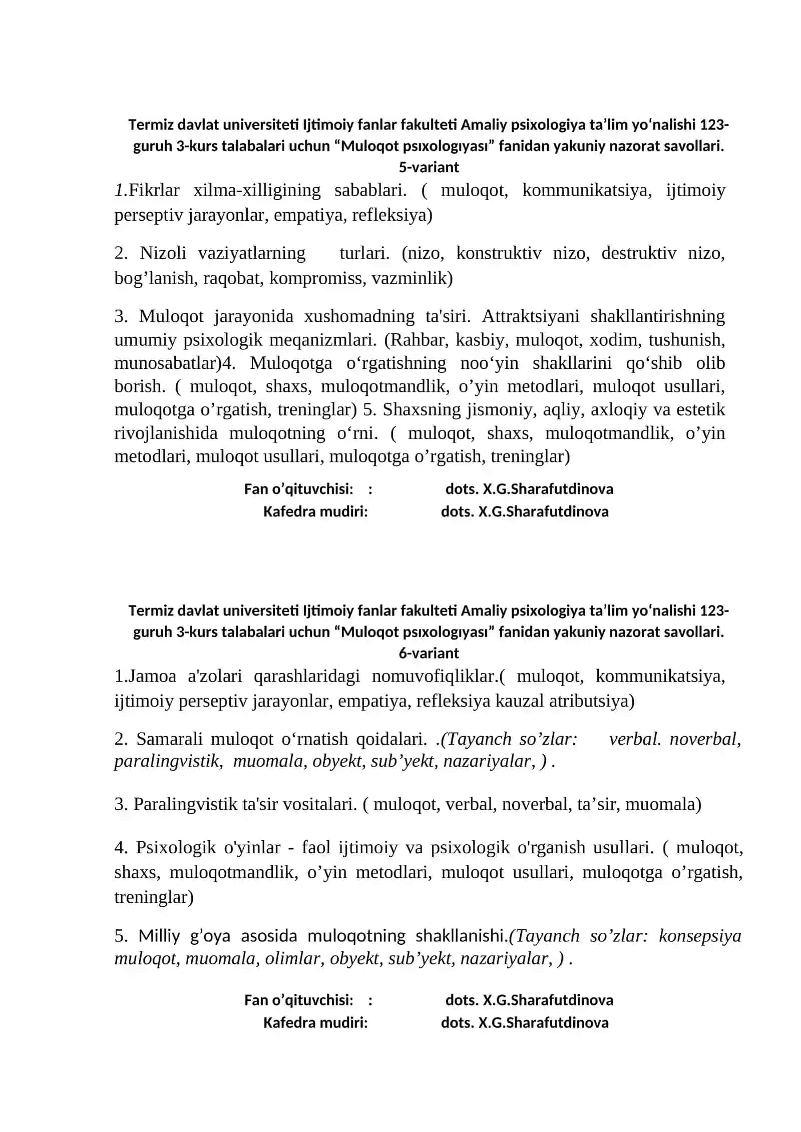 Muloqot psıxologıyası 3