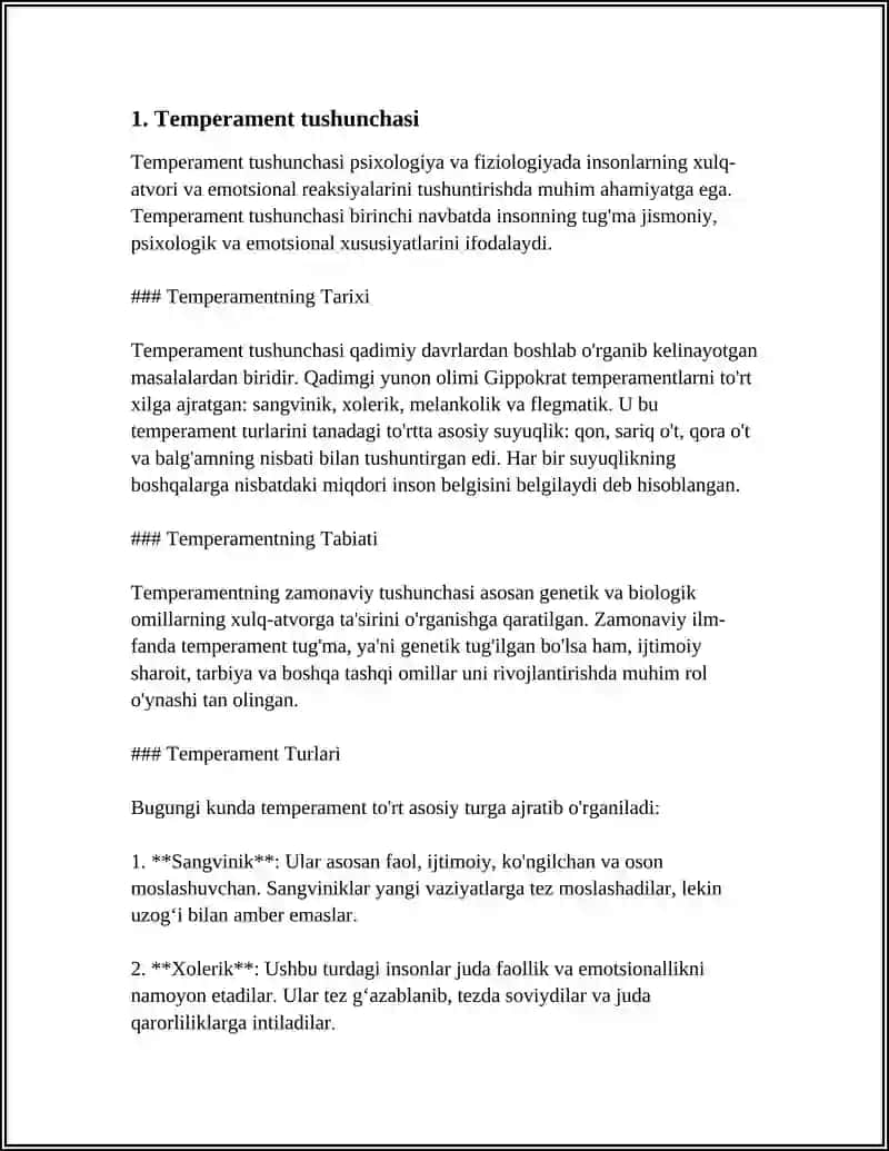 TEMPERAMENT VA UNING NAZARIYALARI 3