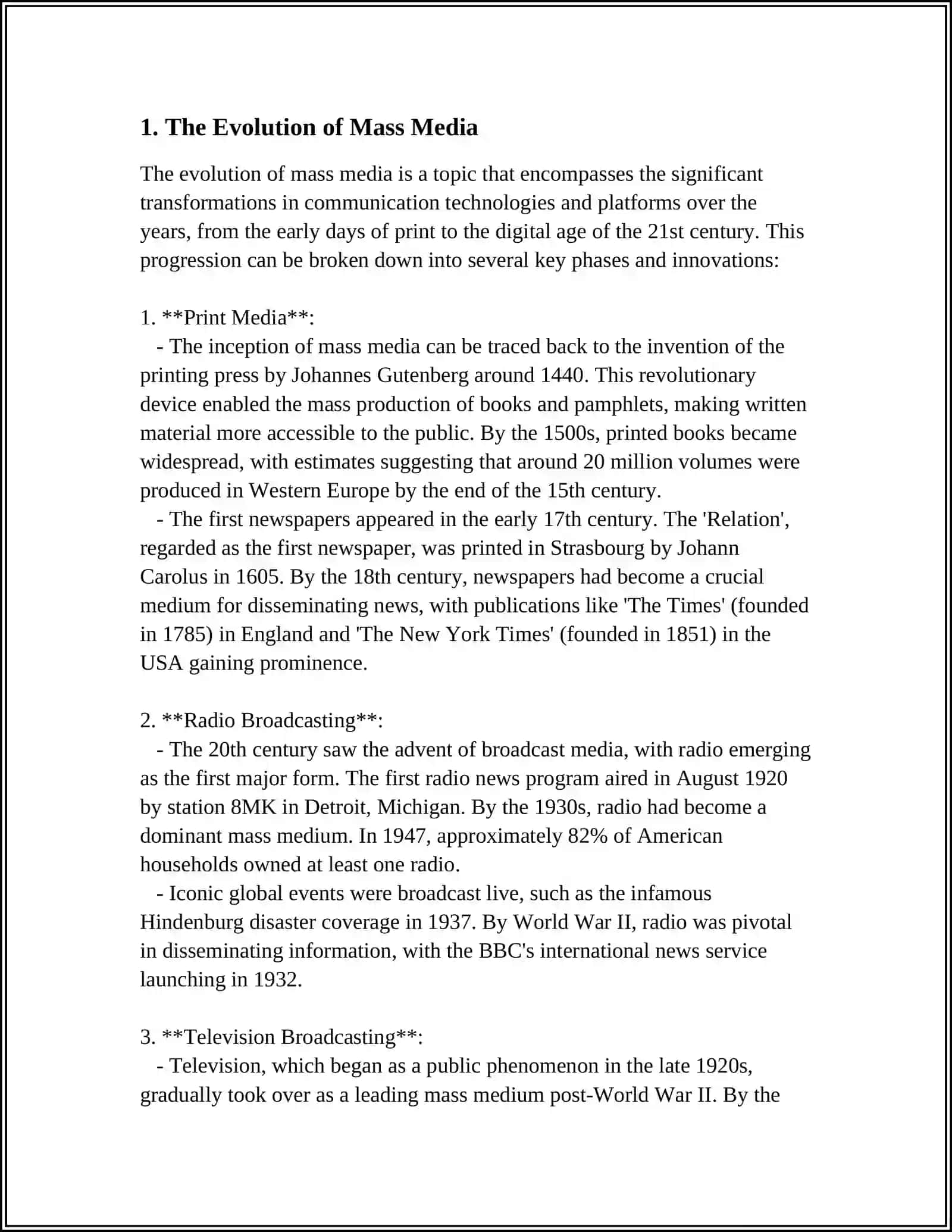 MASS MEDIA 3