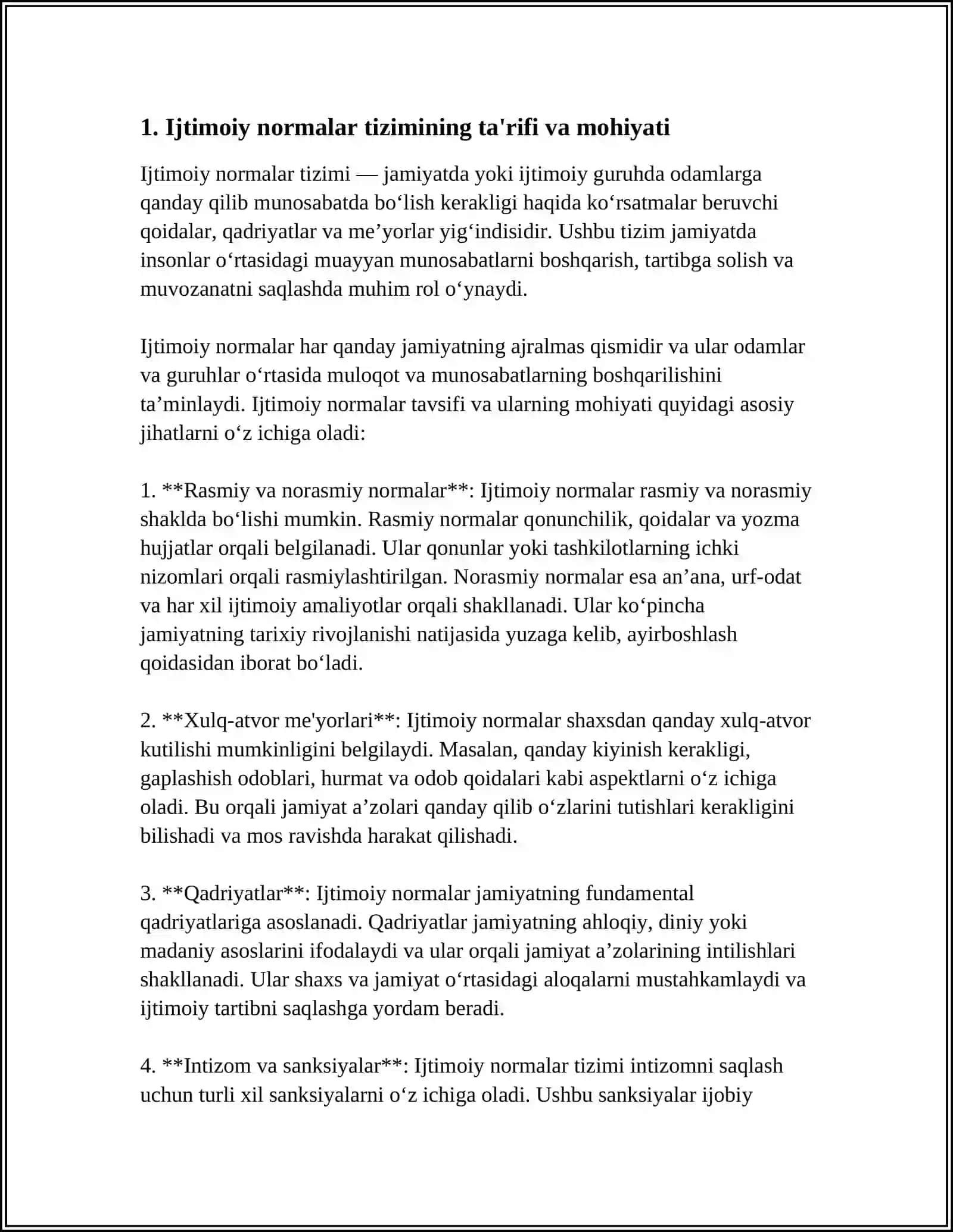 IJTIMOIY NORMALAR TIZIMI 3
