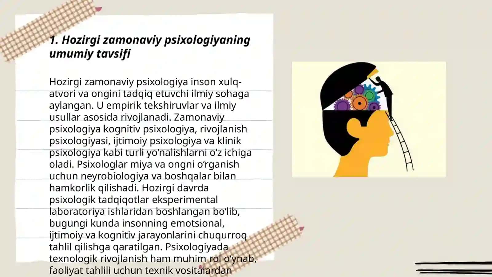 Hozirgi zamon psixologiyasi 3