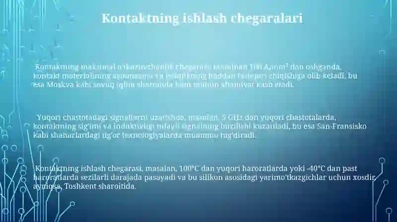 Yarim òtkazgich kontakti 3