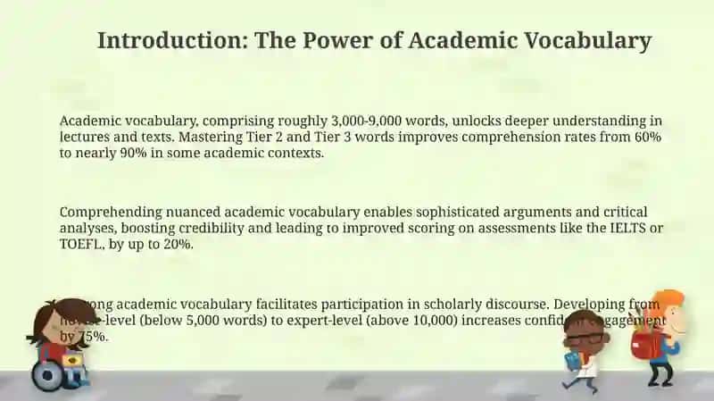 Expanding academic vocabulary for listening and speaking 3