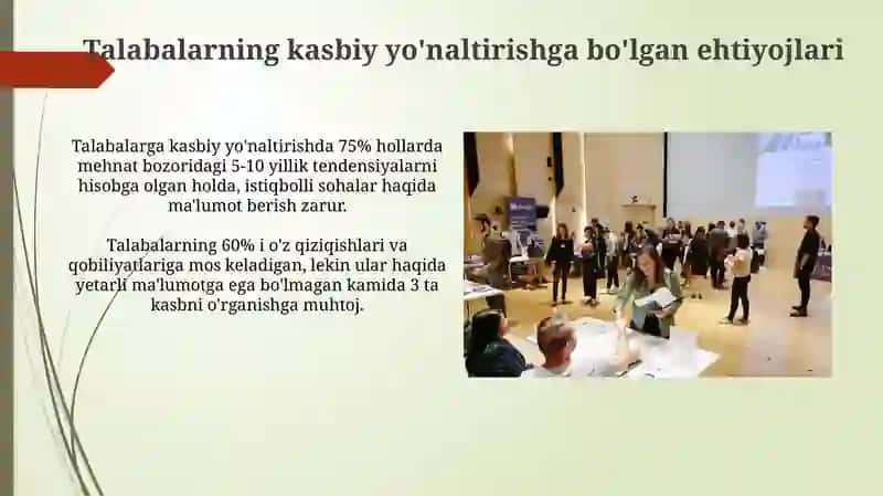 Kasb hunarga yo'naltirishga oʻquvchilarga qoʻyiladigan talablar 3