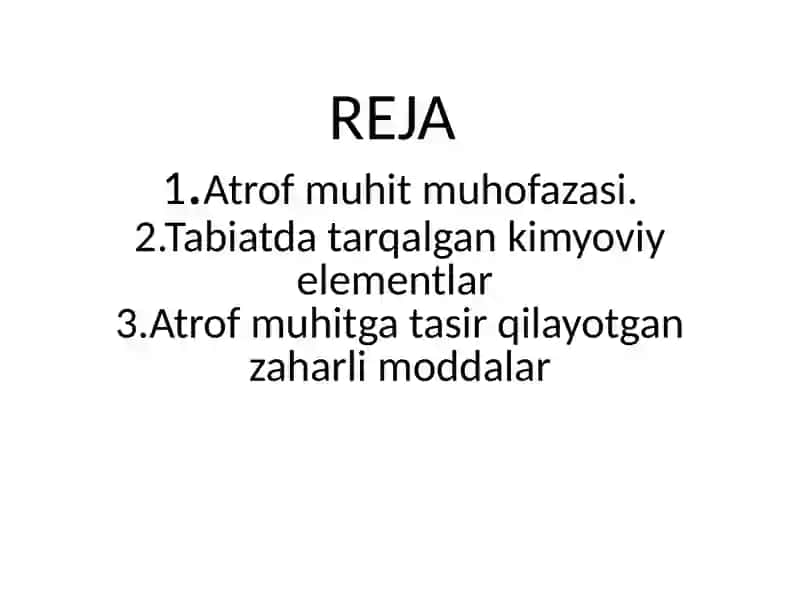Atrof-muhit muhofazasi 3