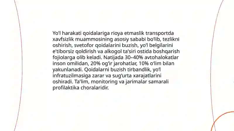 Transportda xafsizlik muammolari 3
