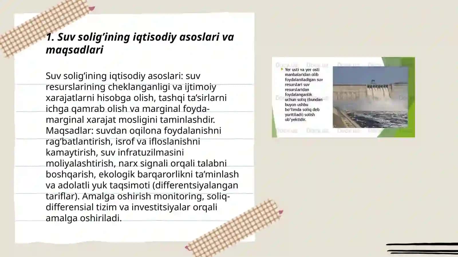 Suv solig’ining ahamiyati 3