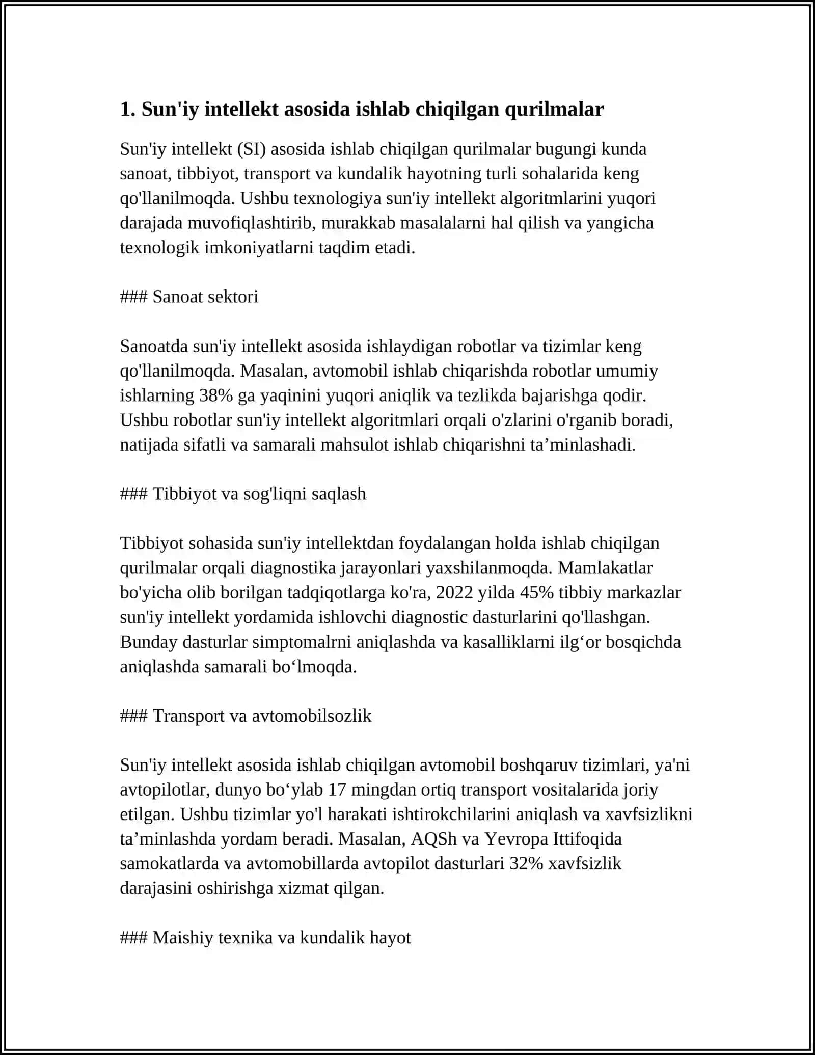 ZAMONAVIY TEXNIK QURULMALAR TAHLILI 3