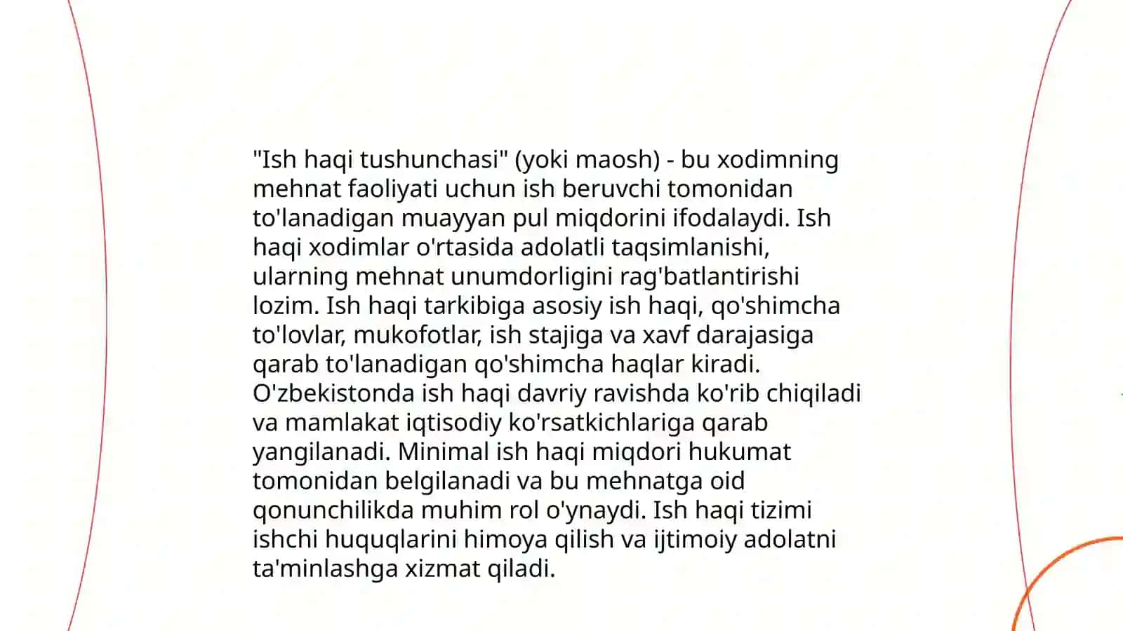 Ish haqi va mehnat munosabatlari 3
