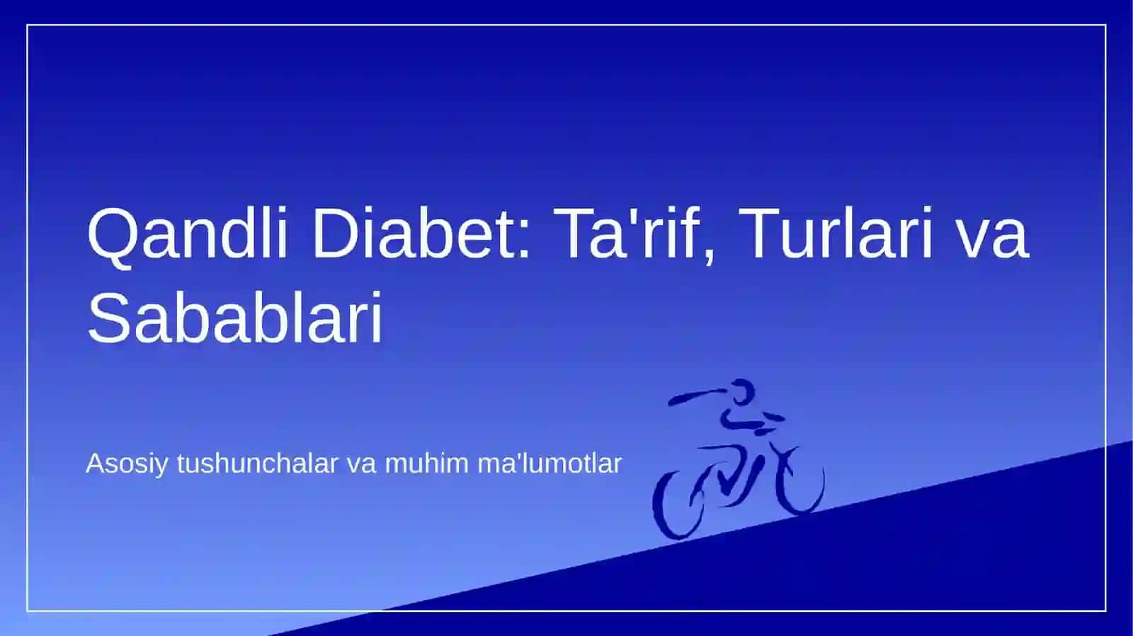 Qandli diabet 3