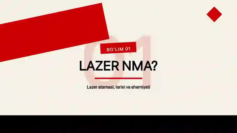 FIZIKA / Lazer nurlari va ularning xossalari 3