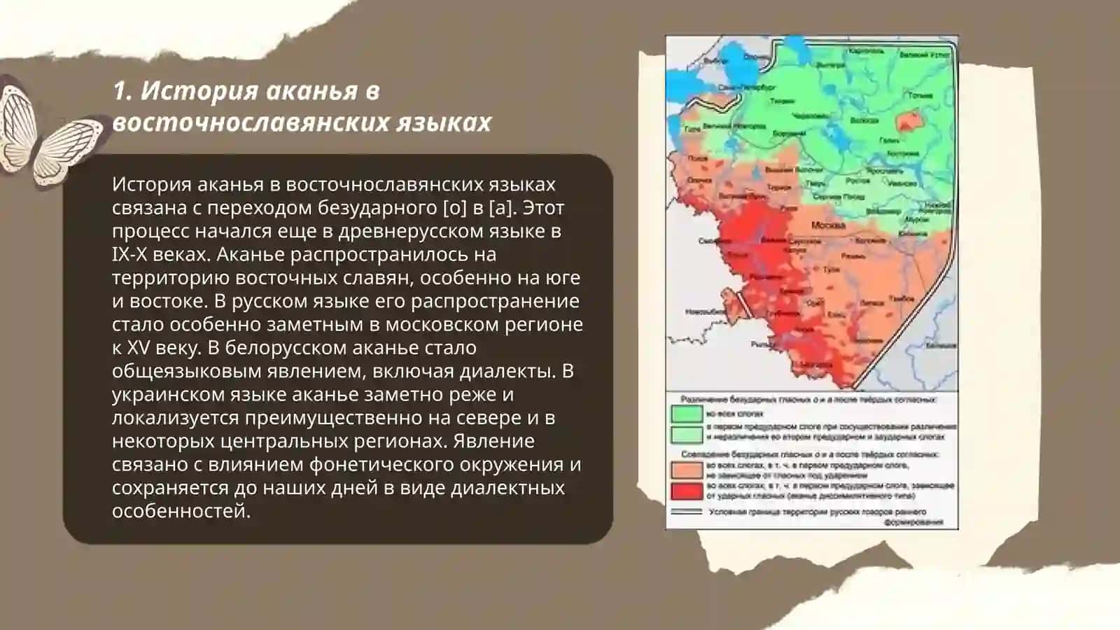 История аканья в восточнославянских языках 3