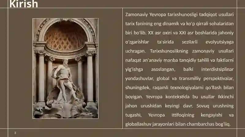 Zamonaviy Yevropa tarixshunosliktadqiqot usullari 3