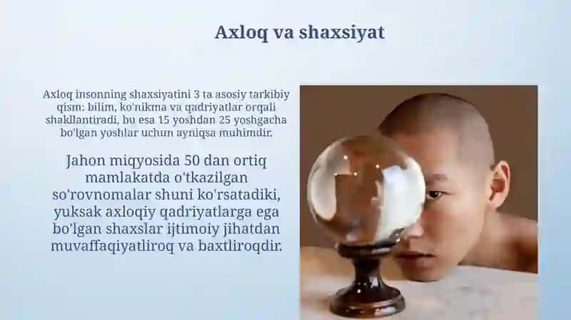 Axloqning Ahamiyati va Mohiyati 3