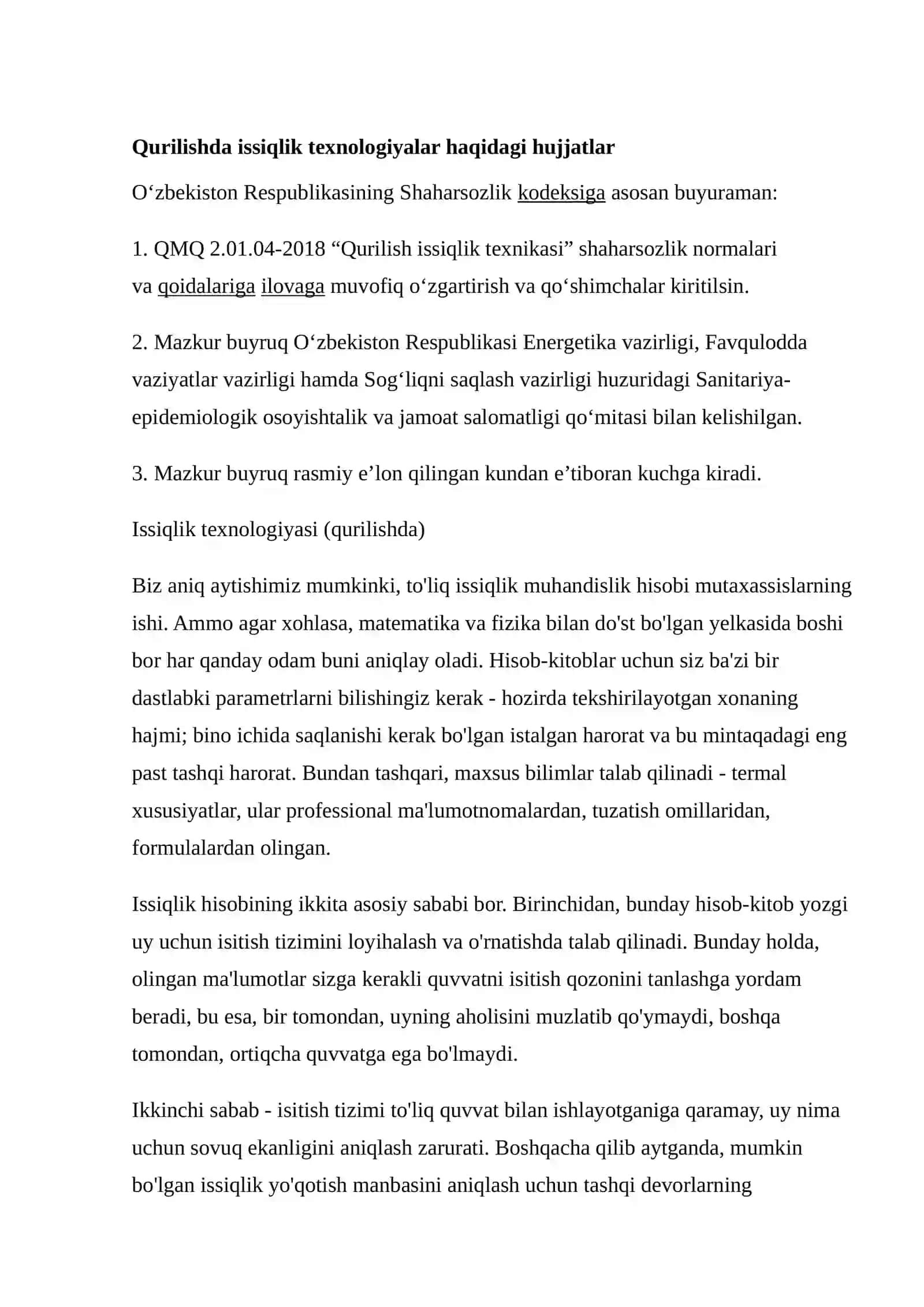 Qurilishda issiqlik texnikasi 3