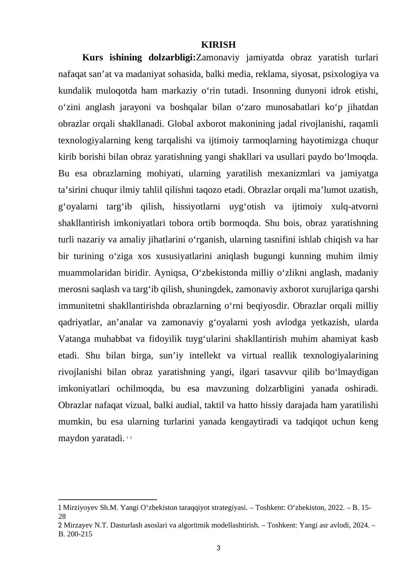 Obraz yaratish turlari 3