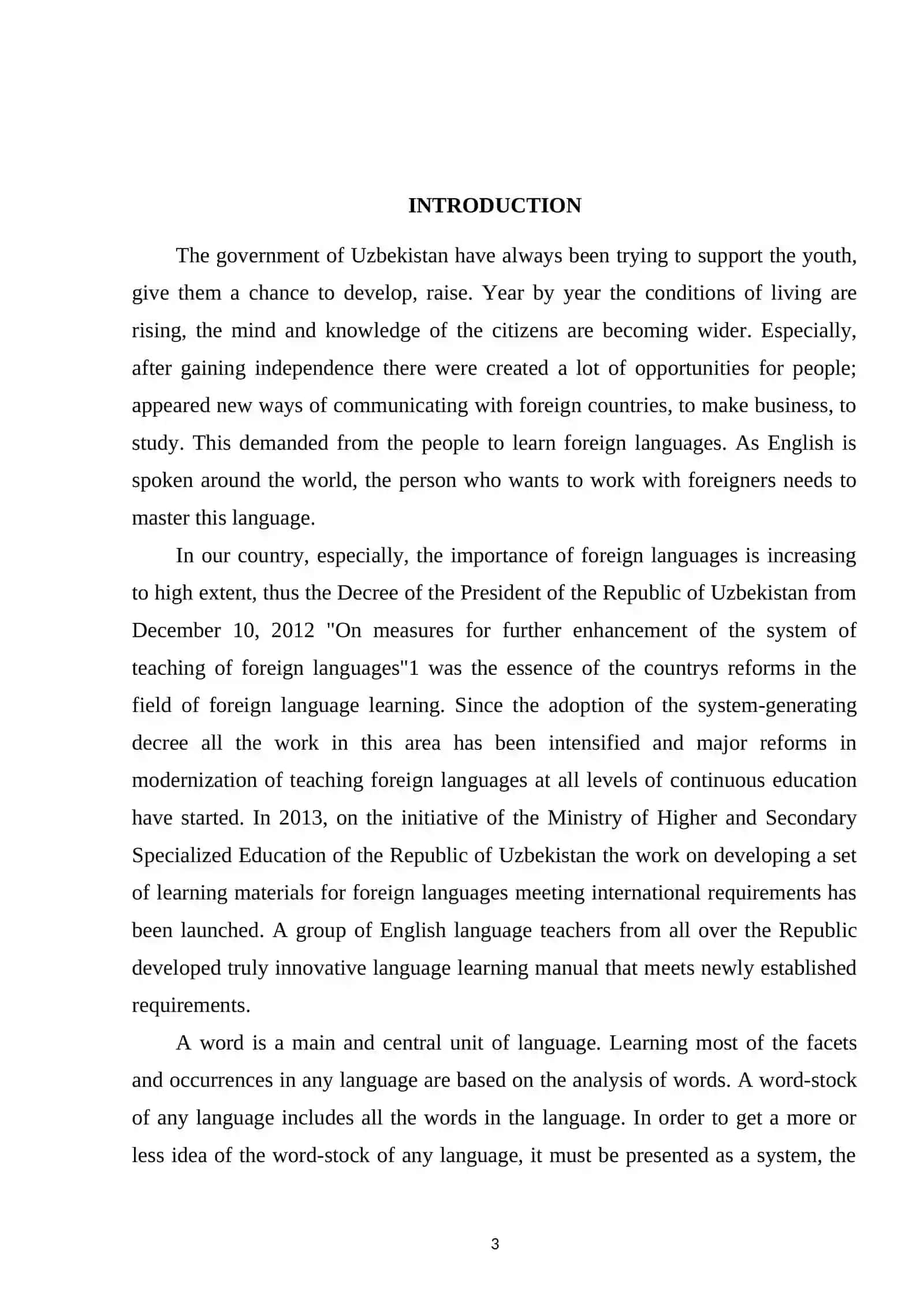 THEORETICAL ISSUES OF TEACHING FOREIGN LANGUAGES 3