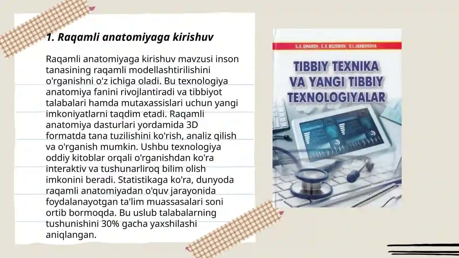 Raqamli anatomiyaga kirishuv 3