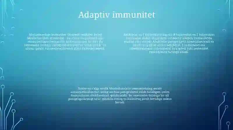 Immunitet Haqida Tushuncha 3
