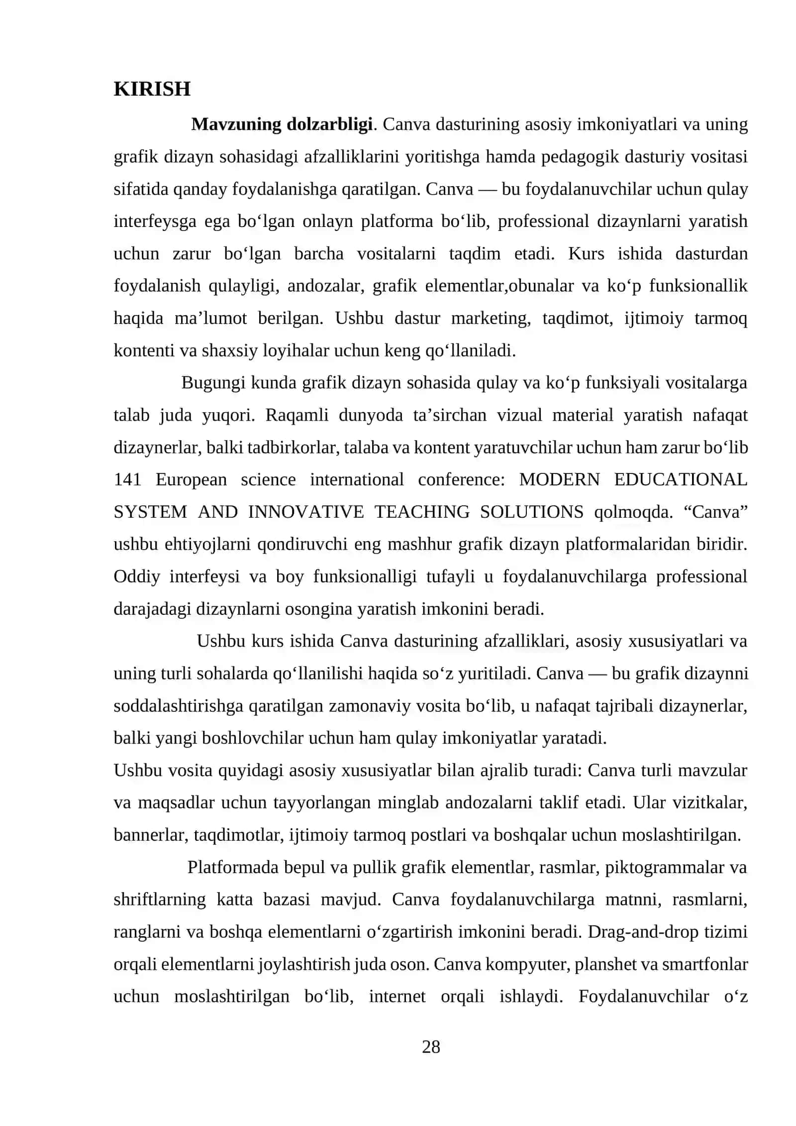 Pedagogik dasturiy vositalar bilan ishlashda Canva dasturi imkoniyatlari 3