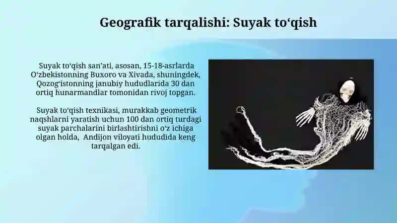 Suyak toʻqish sanʼati 3