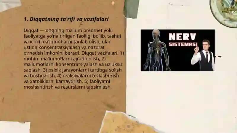 Diqqatning ta'rifi va vazifalari 3