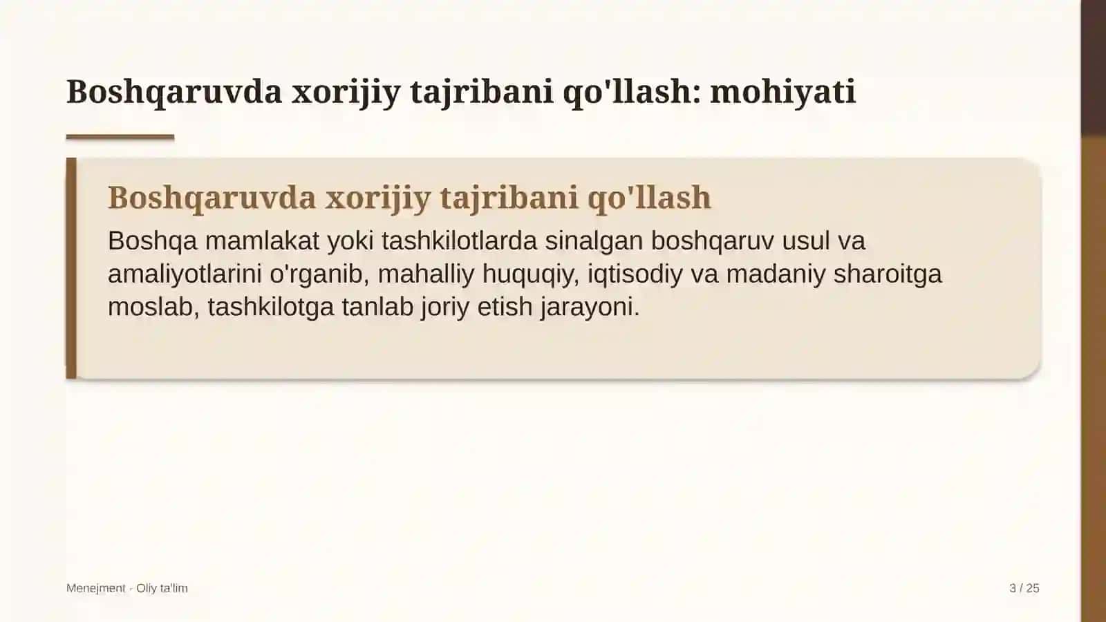 oltin qazib olish sanoatida boshqaruvda xorijiy tajribani qo'llash 2035 3