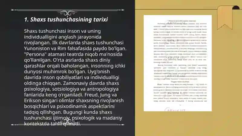 Shaxs tushunchasi va uning mohiyati 3
