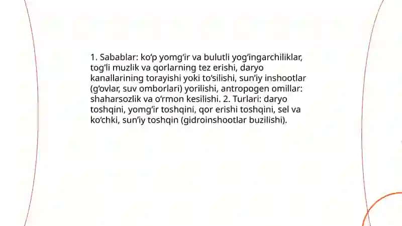 Suv toshqini 3