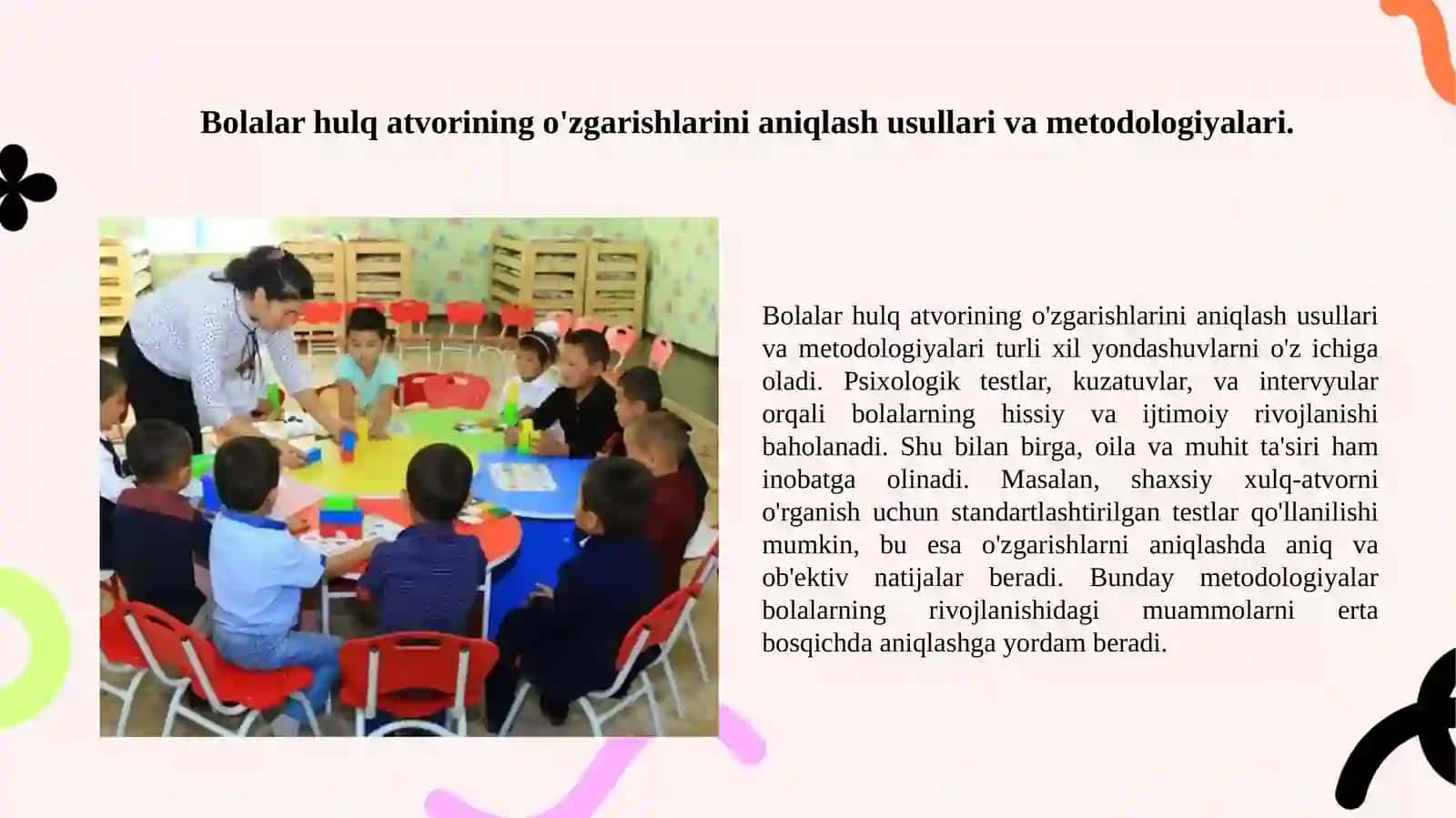 Bolalar hulq atvoridagi ozgarishlarni diagnostika qilish 3