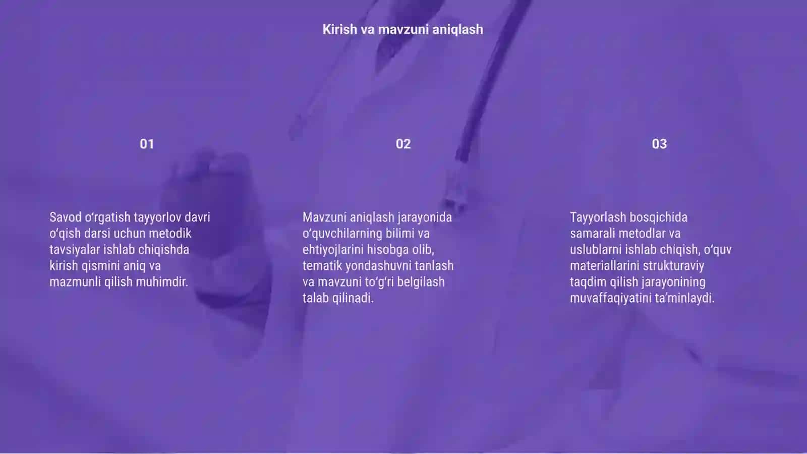 Savod o'rgatish tayyorlov davri o'qish darsi 3