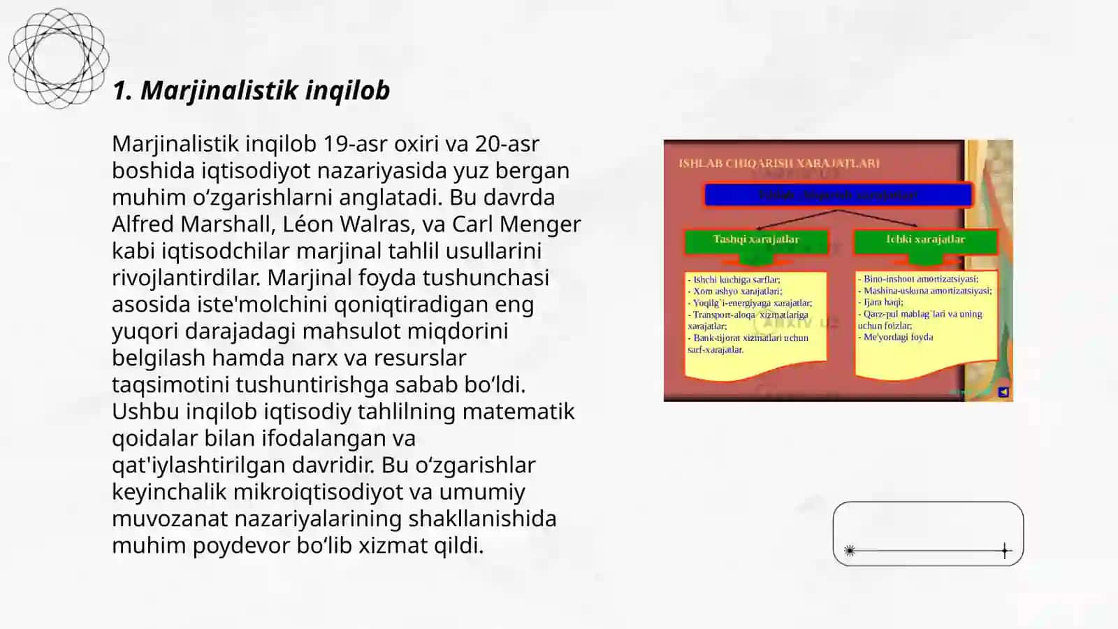 Klassik iqtisodiy maktabga muqobil g'oyalar 3