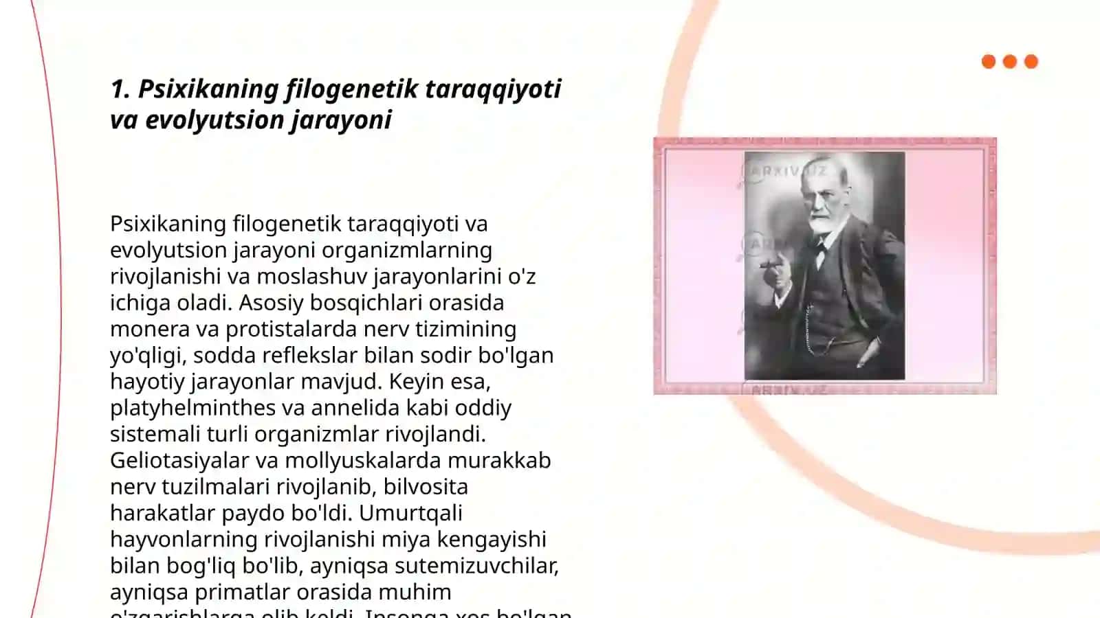 Psixikaning filogenetik taraqqiyoti 3
