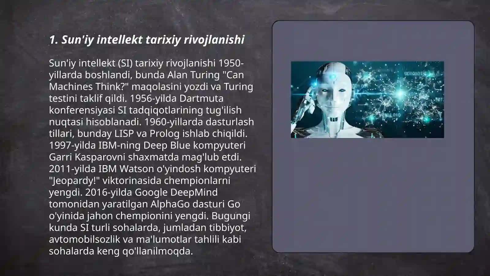 Sun'iy intellekt tushunchasi 3