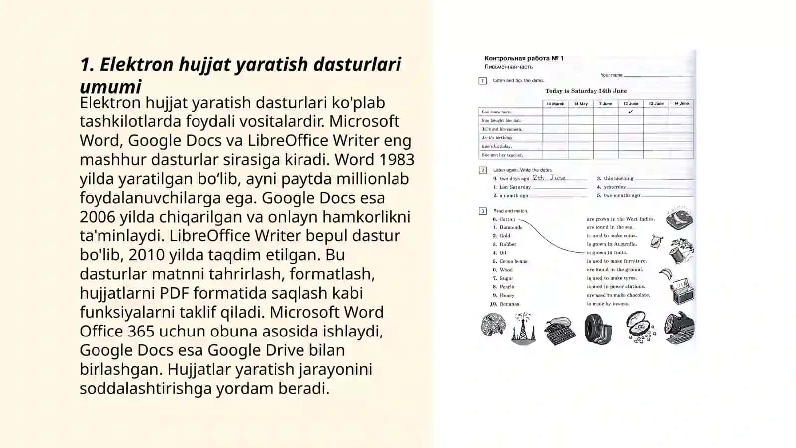 Elektron hujjatlarni yaratishga mo'ljallangan amaliy dasturlar 3
