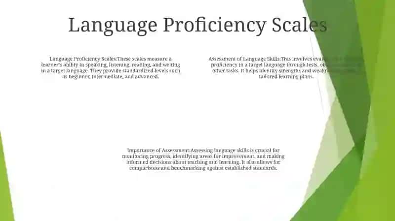 Assessment Of Language Skills 3