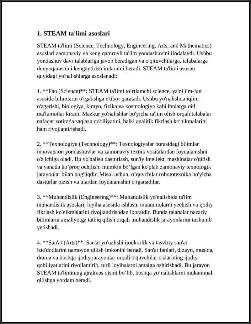 STEAM TALIM 3