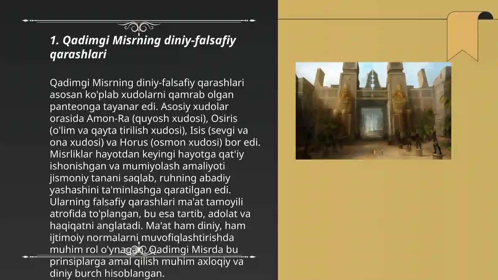 Qadimgi Misr va Bobildagi falsafasi qarashlar 3