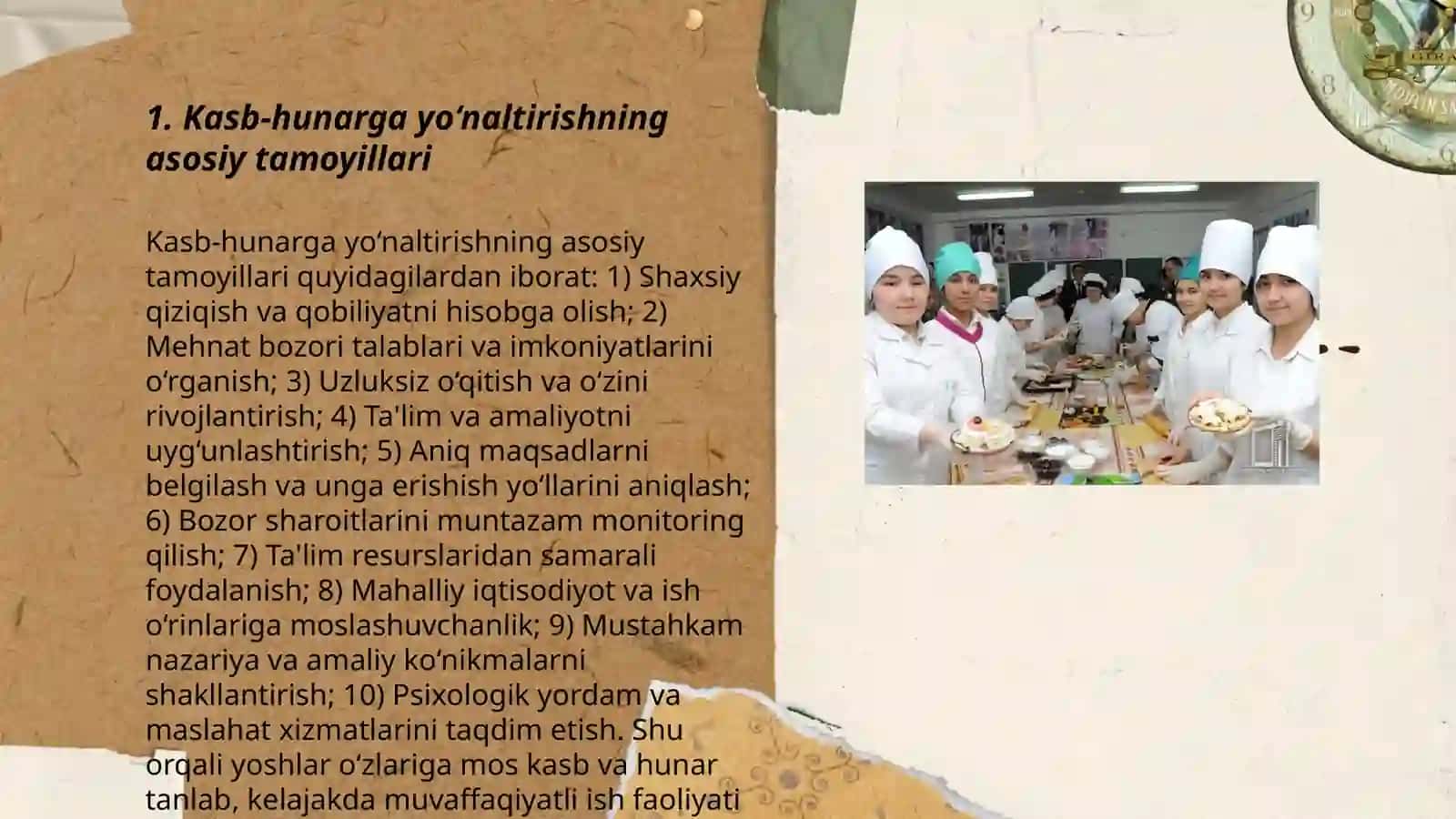 Kasb-hunarga yo‘naltirish tamoyil-lari, shakl va metodlari 3