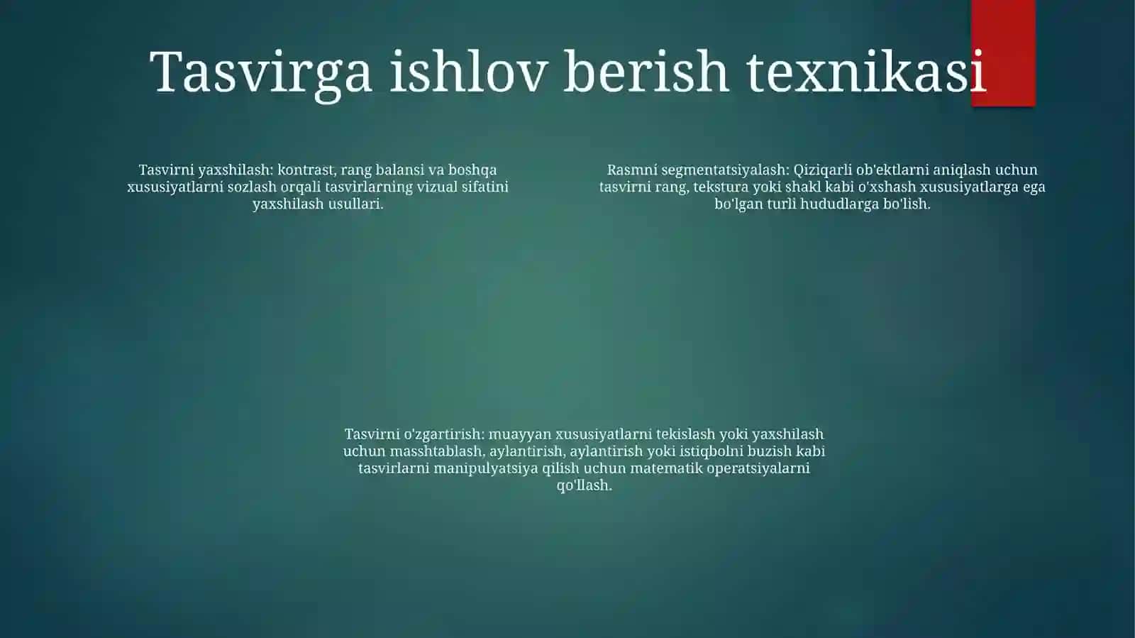 Raqamli Tasvirlarni Yaratish Va Qayta Ishlash Usullari 3