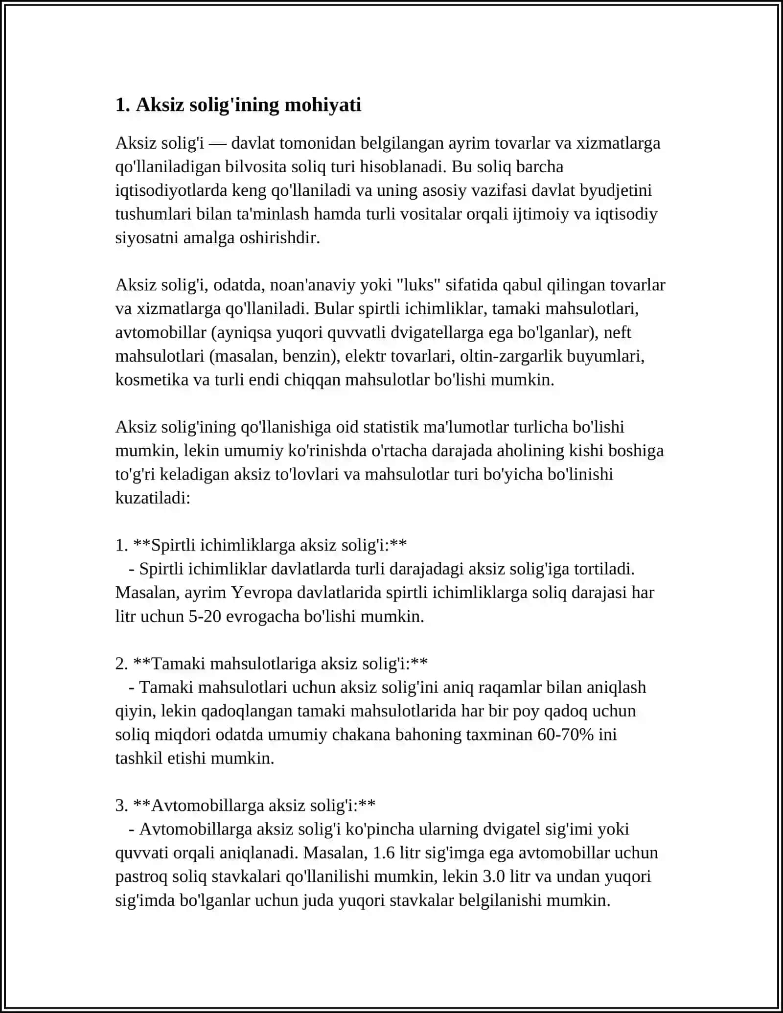AKSIZ SOLIG'I TO'LOVCHILARI 3