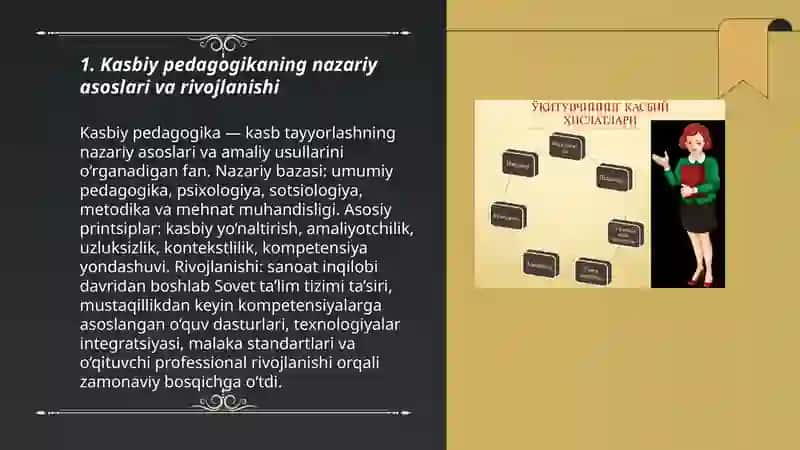 Kasbiy pedagogikaning shakllanishi va rivojlanishi 3