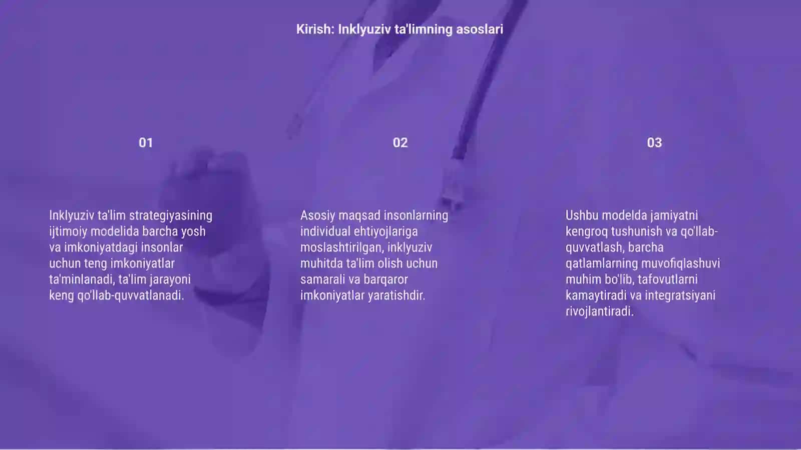 Inklyuziv talim strategiyasining ijtimoiy modeli 3
