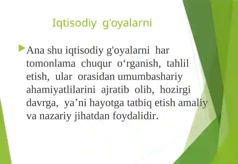 Iqtisodiy ta'limotlar tarixifanining predmeti va uslubi 3