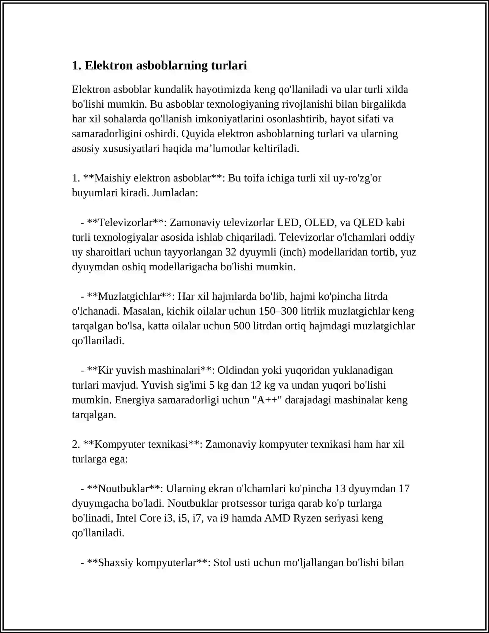 ELEKTRON ASBOBLAR VA ULARNING ISHLASH MEXANIZIMI 3