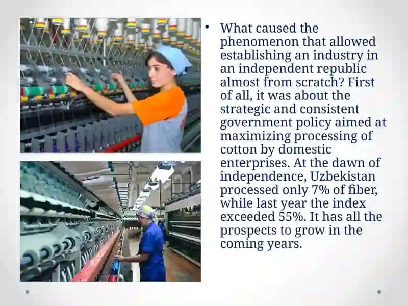 Light industry of Uzbekistan 3
