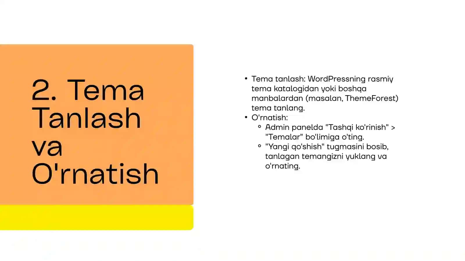 WordPress'ni O'rnatish 3