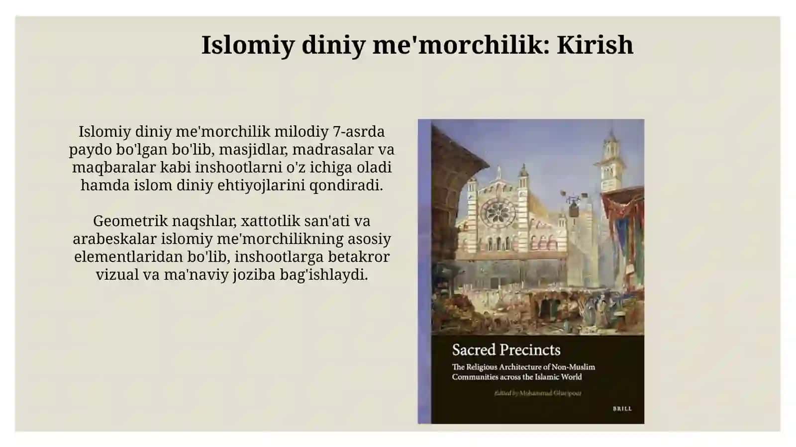 Islom dini arxitekturasi 3