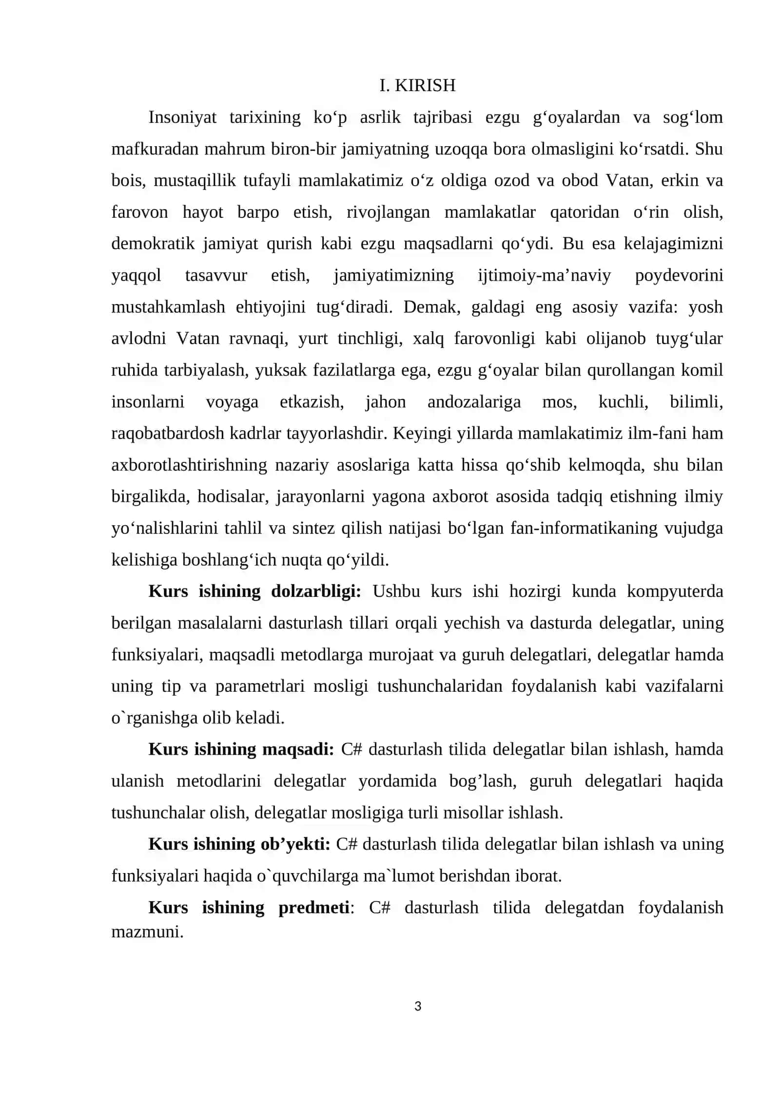 Dasturlash asoslari - C# dasturlash tilida delegatlar bilan ishlash 3