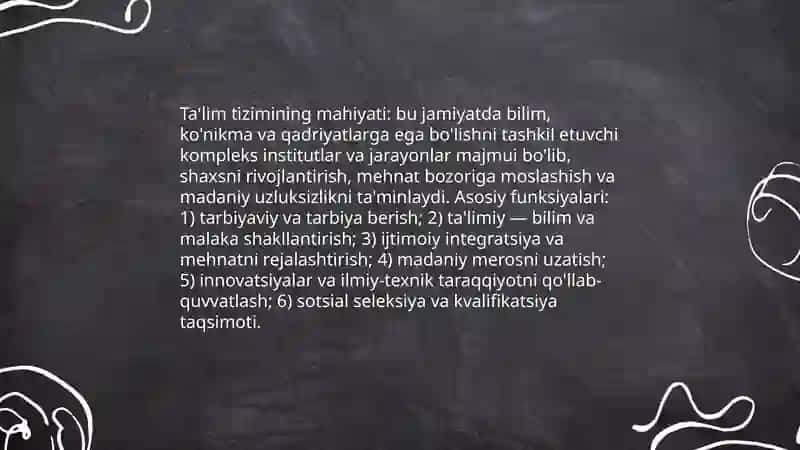 Ta'lim tizimi va tamoyillari 3